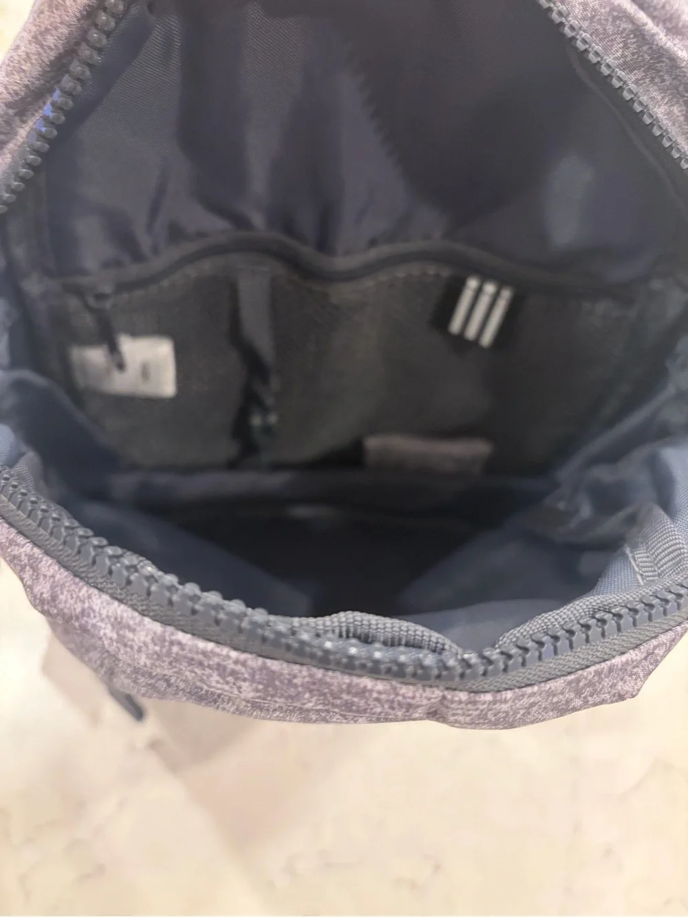 Adidas Gray Heather Mini Backpack